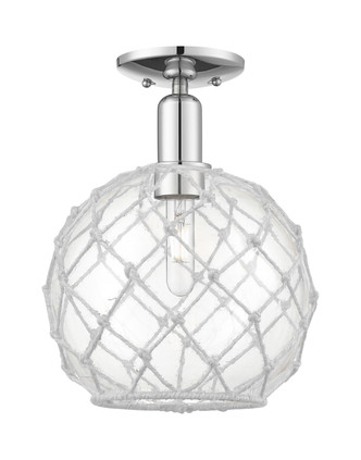 Innovations - 716-1C-PC-G122-10RW - One Light Semi-Flush Mount - Arcadia - Polished Chrome