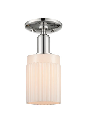 Innovations - 716-1C-PN-G341 - One Light Semi-Flush Mount - Arcadia - Polished Nickel