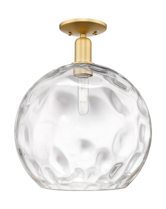 Innovations - 716-1C-SG-G1215-14 - One Light Semi-Flush Mount - Arcadia - Satin Gold