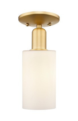 Innovations - 716-1C-SG-G801 - One Light Semi-Flush Mount - Arcadia - Satin Gold