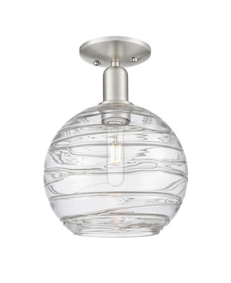 Innovations - 716-1C-SN-G1213-10CL - One Light Semi-Flush Mount - Arcadia - Brushed Satin Nickel