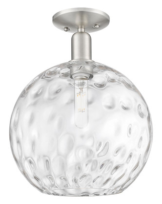 Innovations - 716-1C-SN-G1215-12 - One Light Semi-Flush Mount - Arcadia - Brushed Satin Nickel