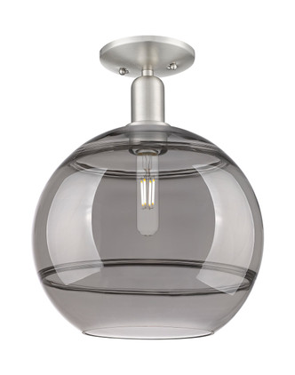 Innovations - 716-1C-SN-G556-12SM - One Light Semi-Flush Mount - Arcadia - Brushed Satin Nickel