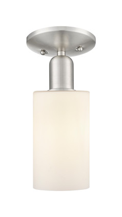 Innovations - 716-1C-SN-G801 - One Light Semi-Flush Mount - Arcadia - Brushed Satin Nickel