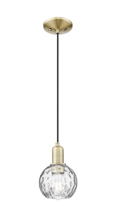 Innovations - 716-1P-AB-G1215-6 - One Light Mini Pendant - Arcadia - Antique Brass