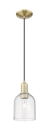 Innovations - 716-1P-AB-G558-6SDY - One Light Mini Pendant - Arcadia - Antique Brass