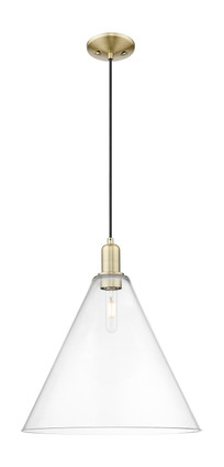 Innovations - 716-1P-AB-GBC-162 - One Light Mini Pendant - Arcadia - Antique Brass