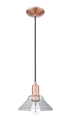 Innovations - 716-1P-AC-G132 - One Light Mini Pendant - Arcadia - Antique Copper