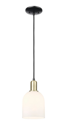 Innovations - 716-1P-BAB-G558-6GWH - One Light Mini Pendant - Arcadia - Black Antique Brass