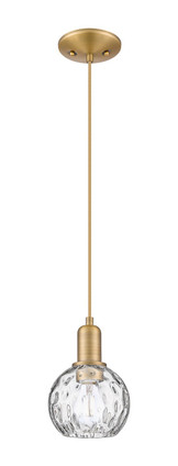Innovations - 716-1P-BB-G1215-6 - One Light Mini Pendant - Arcadia - Brushed Brass