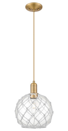 Innovations - 716-1P-BB-G122-10RW - One Light Mini Pendant - Arcadia - Brushed Brass