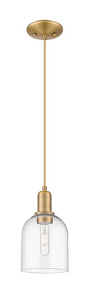 Innovations - 716-1P-BB-G558-6CL - One Light Mini Pendant - Arcadia - Brushed Brass