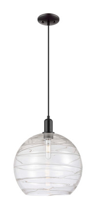Innovations - 716-1P-BK-G1213-14CL - One Light Mini Pendant - Arcadia - Matte Black