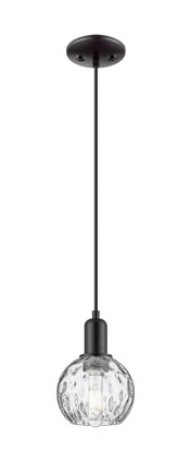 Innovations - 716-1P-BK-G1215-6 - One Light Mini Pendant - Arcadia - Matte Black
