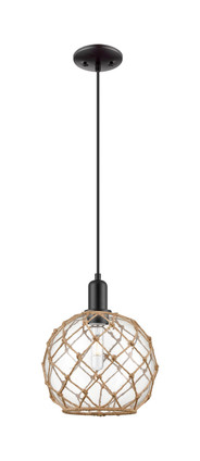 Innovations - 716-1P-BK-G122-10RB - One Light Mini Pendant - Arcadia - Matte Black
