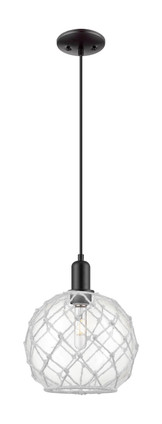 Innovations - 716-1P-BK-G122-10RW - One Light Mini Pendant - Arcadia - Matte Black