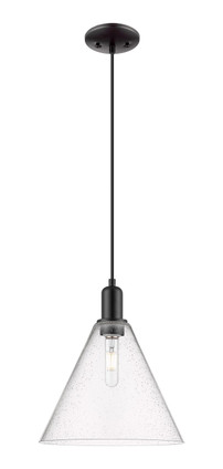 Innovations - 716-1P-BK-GBC-124 - One Light Mini Pendant - Arcadia - Matte Black