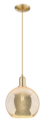 Innovations - 716-1P-CB-G128-10 - One Light Mini Pendant - Arcadia - Champagne Bronze
