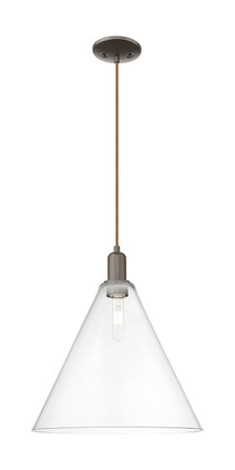 Innovations - 716-1P-OB-GBC-162 - One Light Mini Pendant - Arcadia - Oil Rubbed Bronze