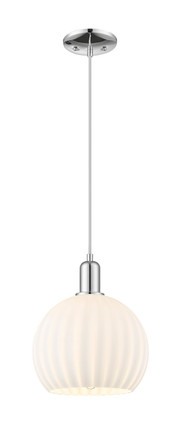 Innovations - 716-1P-PC-G1217-10WV - One Light Mini Pendant - Arcadia - Polished Chrome