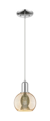 Innovations - 716-1P-PC-G128-6 - One Light Mini Pendant - Arcadia - Polished Chrome