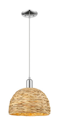 Innovations - 716-1P-PC-RBD-12-NAT - One Light Mini Pendant - Arcadia - Polished Chrome