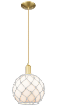 Innovations - 716-1P-SG-G121-10RW - One Light Mini Pendant - Arcadia - Satin Gold