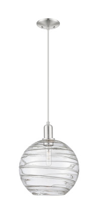 Innovations - 716-1P-SN-G1213-12CL - One Light Mini Pendant - Arcadia - Brushed Satin Nickel