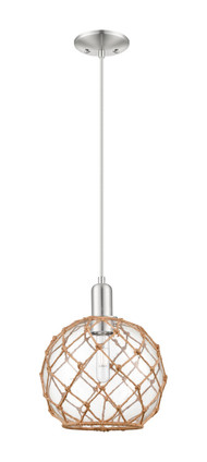 Innovations - 716-1P-SN-G122-10RB - One Light Mini Pendant - Arcadia - Brushed Satin Nickel