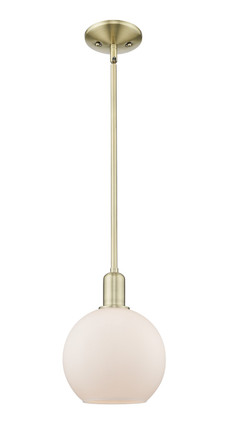 Innovations - 716-1S-AB-G121-8 - One Light Mini Pendant - Arcadia - Antique Brass