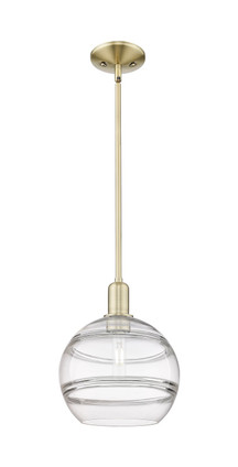 Innovations - 716-1S-AB-G556-10CL - One Light Mini Pendant - Arcadia - Antique Brass