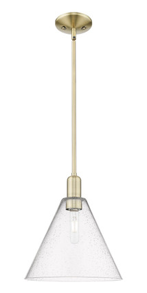 Innovations - 716-1S-AB-GBC-124 - One Light Mini Pendant - Arcadia - Antique Brass