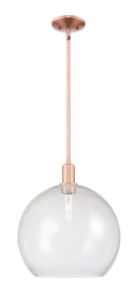 Innovations - 716-1S-AC-G124-14 - One Light Mini Pendant - Arcadia - Antique Copper