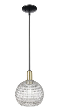 Innovations - 716-1S-BAB-G122C-8CL - One Light Mini Pendant - Arcadia - Black Antique Brass