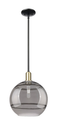 Innovations - 716-1S-BAB-G556-12SM - One Light Mini Pendant - Arcadia - Black Antique Brass