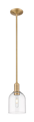 Innovations - 716-1S-BB-G558-6CL - One Light Mini Pendant - Arcadia - Brushed Brass