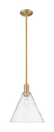 Innovations - 716-1S-BB-GBC-122 - One Light Mini Pendant - Arcadia - Brushed Brass