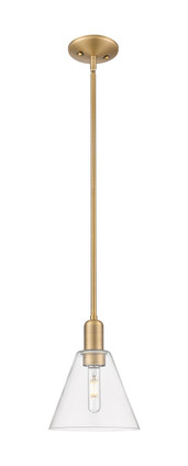 Innovations - 716-1S-BB-GBC-82 - One Light Mini Pendant - Arcadia - Brushed Brass