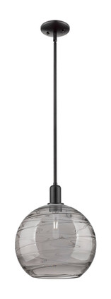 Innovations - 716-1S-BK-G1213-12SM - One Light Mini Pendant - Arcadia - Matte Black