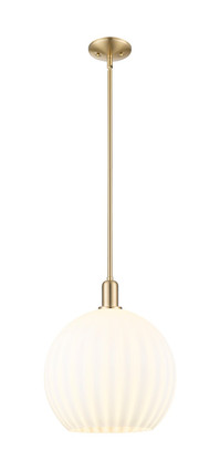 Innovations - 716-1S-CB-G1217-14WV - One Light Mini Pendant - Arcadia - Champagne Bronze