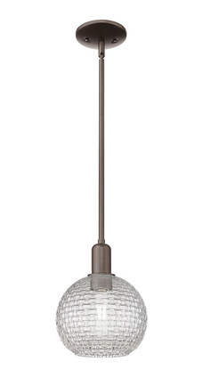 Innovations - 716-1S-OB-G122C-8CL - One Light Mini Pendant - Arcadia - Oil Rubbed Bronze