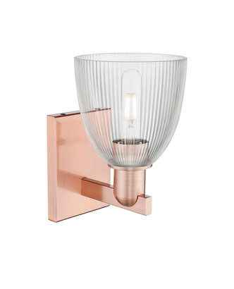 Arcadia One Light Wall Sconce (716-1W-AC-G382)