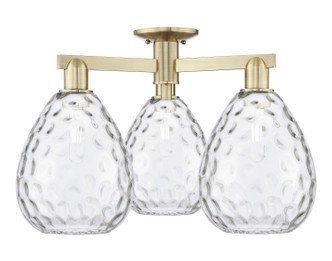 Innovations - 716-3F-AB-G372 - Three Light Semi-Flush Mount - Arcadia - Antique Brass