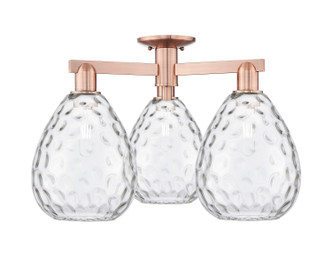 Innovations - 716-3F-AC-G372 - Three Light Semi-Flush Mount - Arcadia - Antique Copper