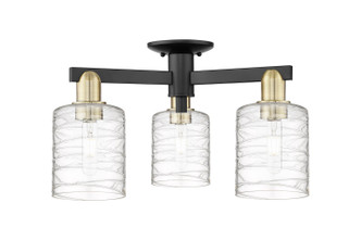 Innovations - 716-3F-BAB-G1113 - Three Light Semi-Flush Mount - Arcadia - Black Antique Brass