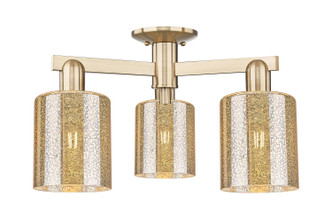 Innovations - 716-3F-CB-G116 - Three Light Semi-Flush Mount - Arcadia - Champagne Bronze