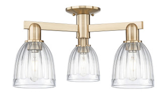 Innovations - 716-3F-CB-G442 - Three Light Semi-Flush Mount - Arcadia - Champagne Bronze