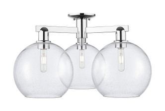 Innovations - 716-3F-PC-G124-10 - Three Light Semi-Flush Mount - Arcadia - Polished Chrome
