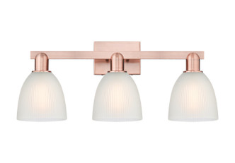 Innovations - 716-3W-AC-G381 - Three Light Bath Vanity - Arcadia - Antique Copper