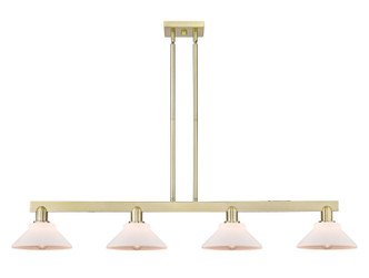 Innovations - 716-4I-AB-G131 - Four Light Island Pendant - Arcadia - Antique Brass